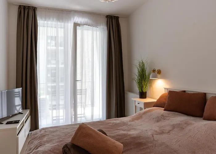Daire Modern & Newly Built With Private Garage Budapeşte